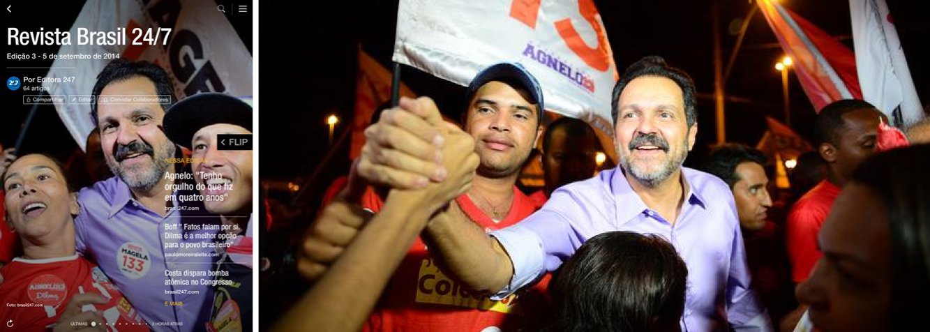 Reportagem de capa destaca entrevista com o governador do Distrito Federal, Agnelo Queiroz, feita pelos jornalistas Paulo Moreira Leite e Tereza Cruvinel. "Eu peguei o Distrito Federal em estado caótico, organizei sua administração, sua economia, fiz grandes realizações mas conclui apenas uma parte das grandes mudanças necessárias", diz ele, apontando motivos para sua reeleição; outros destaques da edição são a entrevista com o teólogo Leonardo Boff, que declara seu voto na presidente Dilma Rousseff, e o artigo do deputado Jean Wyllys (Psol-RJ) que contesta o recuo de Marina Silva em relação à homofobia (Foto: Aline Lima) Reportagem de capa destaca entrevista com o governador do Distrito Federal, Agnelo Queiroz, feita pelos jornalistas Paulo Moreira Leite e Tereza Cruvinel. "Eu peguei o Distrito Federal em estado caótico, organizei sua administração, sua economia, fiz grandes realizações mas conclui apenas uma parte das grandes mudanças necessárias", diz ele, apontando motivos para sua reeleição; outros destaques da edição são a entrevista com o teólogo Leonardo Boff, que declara seu voto na presidente Dilma Rousseff, e o artigo do deputado Jean Wyllys (Psol-RJ) que contesta o recuo de Marina Silva em relação à homofobia