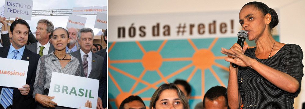 Enquanto os “sonháticos” se reagrupam para coletar as 50 mil assinaturas restantes para a formalização do novo partido no TSE, Marina declara que, eleita, vai continuar no PSB para não "instrumentalizar a Presidência"; “A Rede vai ter meu apoio sempre, mas estamos imbuídos de governar com todos os partidos”; entre tantas idas e vindas, fica a suspeita de que a estratégia de Marina é não causar atritos com o PSB; por enquanto; mas, se ficar na sigla socialista, restará a constatação de que a campanha pela criação da Rede, marco da “nova política”, nada mais era do que um elaborado artifício eleitoreiro para chegar ao poder (Foto: Realle Palazzo-Martini) Enquanto os “sonháticos” se reagrupam para coletar as 50 mil assinaturas restantes para a formalização do novo partido no TSE, Marina declara que, eleita, vai continuar no PSB para não "instrumentalizar a Presidência"; “A Rede vai ter meu apoio sempre, mas estamos imbuídos de governar com todos os partidos”; entre tantas idas e vindas, fica a suspeita de que a estratégia de Marina é não causar atritos com o PSB; por enquanto; mas, se ficar na sigla socialista, restará a constatação de que a campanha pela criação da Rede, marco da “nova política”, nada mais era do que um elaborado artifício eleitoreiro para chegar ao poder