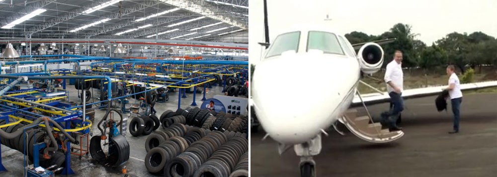 Decreto que renovou os benefícios fiscais à Bandeirantes Companhia de Pneus, envolvida na transação suspeita da compra da aeronave que caiu com Eduardo Campos a bordo, foi concedido três meses depois de Apolo Santana Vieira ter ingressado como sócio da empresa, em 2011; em janeiro de 2009, Vieira havia sido denunciado por sonegação fiscal por importação de pneus chineses, o que poderia impedir a concessão dos benefícios; há 12 dias o Estado de Pernambuco negou que ele estava entre os sócios da empresa (Foto: Paulo Emílio) Decreto que renovou os benefícios fiscais à Bandeirantes Companhia de Pneus, envolvida na transação suspeita da compra da aeronave que caiu com Eduardo Campos a bordo, foi concedido três meses depois de Apolo Santana Vieira ter ingressado como sócio da empresa, em 2011; em janeiro de 2009, Vieira havia sido denunciado por sonegação fiscal por importação de pneus chineses, o que poderia impedir a concessão dos benefícios; há 12 dias o Estado de Pernambuco negou que ele estava entre os sócios da empresa