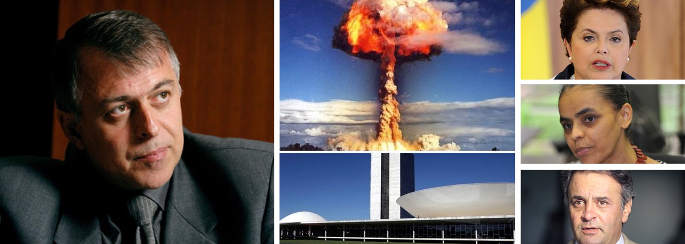 Profecia do ex-diretor da Petrobras era a de que não haveria eleição se ele falasse; e desde a sexta-feira 29, ao Ministério Público, em Curitiba, Paulo Roberto Costa está contando o que sabe; ele já teria denunciado 61 parlamentares e 1 governador de Estado; caso tem todos os elementos para alavancar os apelos de Marina Silva, do PSB, pela "nova política", e dar novo ânimo ao PSDB, de Aécio Neves, para acirrar a oposição contra o PT; a maior incógnita é como a presidente Dilma Rousseff, em momento de recuperação na disputa, será impactada pelas repercussões dessa delação premiada; ela conseguirá resistir? (Foto: Aline Lima) Profecia do ex-diretor da Petrobras era a de que não haveria eleição se ele falasse; e desde a sexta-feira 29, ao Ministério Público, em Curitiba, Paulo Roberto Costa está contando o que sabe; ele já teria denunciado 61 parlamentares e 1 governador de Estado; caso tem todos os elementos para alavancar os apelos de Marina Silva, do PSB, pela "nova política", e dar novo ânimo ao PSDB, de Aécio Neves, para acirrar a oposição contra o PT; a maior incógnita é como a presidente Dilma Rousseff, em momento de recuperação na disputa, será impactada pelas repercussões dessa delação premiada; ela conseguirá resistir?