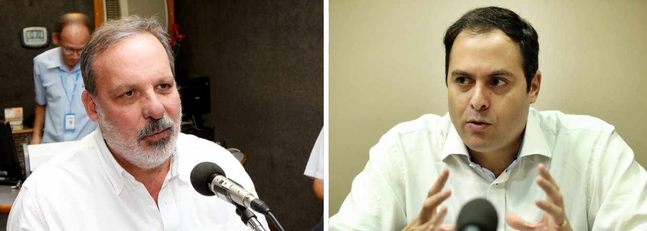 primeiro debate entre os candidatos ao Governo de Pernambuco, realizado Rádio Liberdade, de Caruaru, nesta quarta-feira (3), foi marcado pelo embate entre o senador Armando Monteiro neto PTB) e o ex-secretário da Fazenda Paulo Câmara (PSB), que lideram as pesquisas de intenção de voto; enquanto Câmara escolheu a administração da presidente Dilma Rousseff (PT) para atacar Armando – o PT e o PTB estão no mesmo palanque em Pernambuco -, o petebista bateu na gestão do PSB à frente do Governo do Estado e no "perfil técnico" de Câmara (Foto: Paulo Emílio) primeiro debate entre os candidatos ao Governo de Pernambuco, realizado Rádio Liberdade, de Caruaru, nesta quarta-feira (3), foi marcado pelo embate entre o senador Armando Monteiro neto PTB) e o ex-secretário da Fazenda Paulo Câmara (PSB), que lideram as pesquisas de intenção de voto; enquanto Câmara escolheu a administração da presidente Dilma Rousseff (PT) para atacar Armando – o PT e o PTB estão no mesmo palanque em Pernambuco -, o petebista bateu na gestão do PSB à frente do Governo do Estado e no "perfil técnico" de Câmara