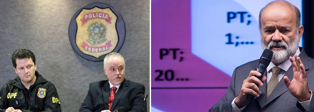 Embora seja um dos principais alvos da Lava Jato, por ter arrecadado recursos oficiais para o Partido dos Trabalhadores, João Vaccari Neto, que está preso de forma preventiva em Curitiba, não enriqueceu no cargo; levantamento patrimonial feito pela Receita Federal só encontrou R$ 385.059,88 em bens do ex-tesoureiro do PT, que responde por corrupção e lavagem de dinheiro; procurador Carlos Fernandes Santos Lima sustentou em coletiva no dia da prisão de Vaccari que o executivo Augusto Mendonça fez depósito à Editora Gráfica Atitude a mando do petista para encobrir propina ao partido; PT nega qualquer orientação e diz que "nenhuma prova foi apresentada" quanto à participação do ex-tesoureiro (Foto: Gisele Federicce) www.brasil247.com - Embora seja um dos principais alvos da Lava Jato, por ter arrecadado recursos oficiais para o Partido dos Trabalhadores, João Vaccari Neto, que está preso de forma preventiva em Curitiba, não enriqueceu no cargo; levantamento patrimonial feito pela Receita Federal só encontrou R$ 385.059,88 em bens do ex-tesoureiro do PT, que responde por corrupção e lavagem de dinheiro; procurador Carlos Fernandes Santos Lima sustentou em coletiva no dia da prisão de Vaccari que o executivo Augusto Mendonça fez depósito à Editora Gráfica Atitude a mando do petista para encobrir propina ao partido; PT nega qualquer orientação e diz que "nenhuma prova foi apresentada" quanto à participação do ex-tesoureiro