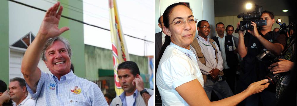 O senador Fernando Collor (PTB) aumentou a vantagem, segundo pesquisa de intenção de votos realizada pelo Instituto Exatta por solicitação do Pajuçara Sistema de Comunicação (PSCOM), na disputa para o Senado Federal em Alagoas, apresentando 41% das intenções de voto; Heloísa Helena (Psol) caiu de 32% para 30%; Omar Coêlho (DEM) cresceu de 2% para 3% (Foto: Voney Malta) O senador Fernando Collor (PTB) aumentou a vantagem, segundo pesquisa de intenção de votos realizada pelo Instituto Exatta por solicitação do Pajuçara Sistema de Comunicação (PSCOM), na disputa para o Senado Federal em Alagoas, apresentando 41% das intenções de voto; Heloísa Helena (Psol) caiu de 32% para 30%; Omar Coêlho (DEM) cresceu de 2% para 3%