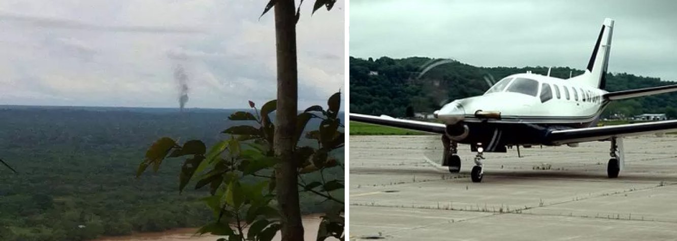 Autoridade de Aviação Civil da Colômbia informou que um avião de pequeno porte, com dois tripulantes e oito passageiros a bordo, entre eles uma criança, caiu no sábado (6) após decolar de um aeroporto no Sul da Colômbia; a aeronave decolou às 14h50 (hora local, 16h50 em Brasília) e horas depois foi localizada em uma região de selva que faz fronteira com o Peru e o Brasil; não há sobreviventes (Foto: Valter Lima) Autoridade de Aviação Civil da Colômbia informou que um avião de pequeno porte, com dois tripulantes e oito passageiros a bordo, entre eles uma criança, caiu no sábado (6) após decolar de um aeroporto no Sul da Colômbia; a aeronave decolou às 14h50 (hora local, 16h50 em Brasília) e horas depois foi localizada em uma região de selva que faz fronteira com o Peru e o Brasil; não há sobreviventes