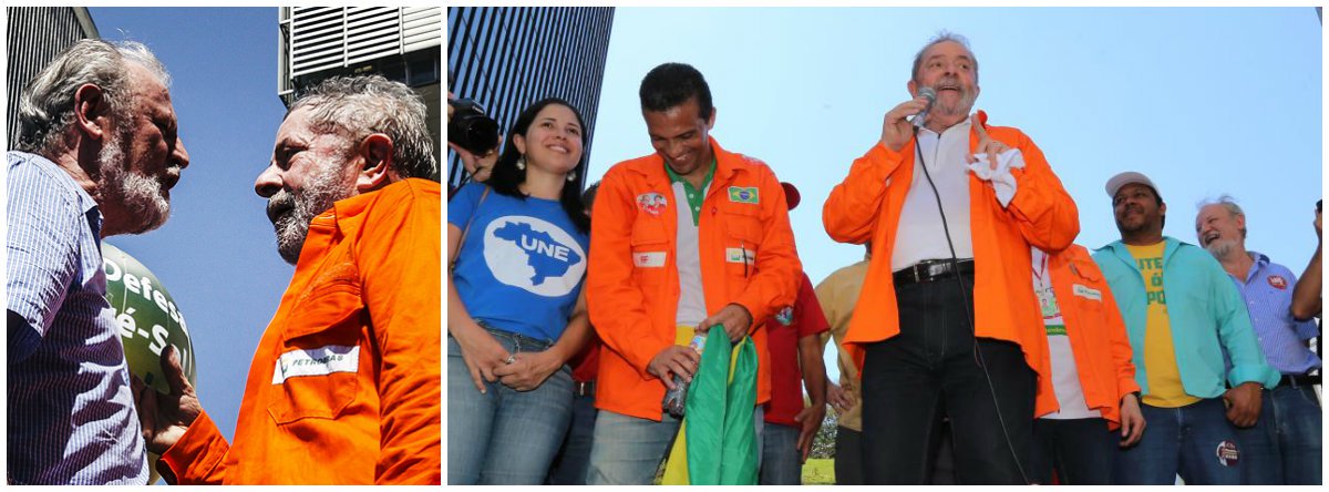 Líder do Movimento dos Trabalhadores Rurais Sem Terra disse, durante ato pelo pré-sal no Rio de Janeiro, ao lado de Lula, que MST vai estar "todos os dias aqui em protesto" caso a candidata do PSB, Marina Silva, seja eleita presidente; segundo ele, Marina vai entregar a Petrobras à iniciativa privada e não investirá no pré-sal (Foto: Gisele Federicce) Líder do Movimento dos Trabalhadores Rurais Sem Terra disse, durante ato pelo pré-sal no Rio de Janeiro, ao lado de Lula, que MST vai estar "todos os dias aqui em protesto" caso a candidata do PSB, Marina Silva, seja eleita presidente; segundo ele, Marina vai entregar a Petrobras à iniciativa privada e não investirá no pré-sal