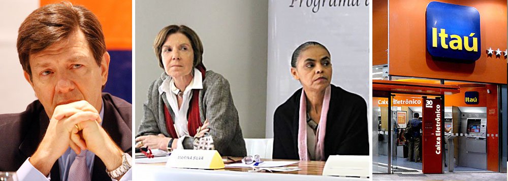 Com doação de R$ 2 milhões do banco Itaú à campanha de Marina Silva, do PSB, realizada em 5 de agosto, declaração de voto do presidente da instituição, Roberto Setubal, "pela mudança" e o fim "dessa política econômica medíocre" e apoio financeiro e intelectual dado pela herdeira Neca Setubal a Marina – ela doou R$ 1 milhão ao Instituto Marina Silva, equivalente a 83% do orçamento da entidade em 2013 –, exposição de marca vai ao limite; antes, banco já havia mudado cartão de crédito de Redecard para Rede, coincidindo com nome de partido que Marina tentou fundar; já se sabe, portanto, que Itaú e Marina estão juntos, um dos motivos apontados para a queda da candidata nas pesquisas; politização radical é positiva para uma instituição financeira? (Foto: Ana Pupulin) Com doação de R$ 2 milhões do banco Itaú à campanha de Marina Silva, do PSB, realizada em 5 de agosto, declaração de voto do presidente da instituição, Roberto Setubal, "pela mudança" e o fim "dessa política econômica medíocre" e apoio financeiro e intelectual dado pela herdeira Neca Setubal a Marina – ela doou R$ 1 milhão ao Instituto Marina Silva, equivalente a 83% do orçamento da entidade em 2013 –, exposição de marca vai ao limite; antes, banco já havia mudado cartão de crédito de Redecard para Rede, coincidindo com nome de partido que Marina tentou fundar; já se sabe, portanto, que Itaú e Marina estão juntos, um dos motivos apontados para a queda da candidata nas pesquisas; politização radical é positiva para uma instituição financeira?