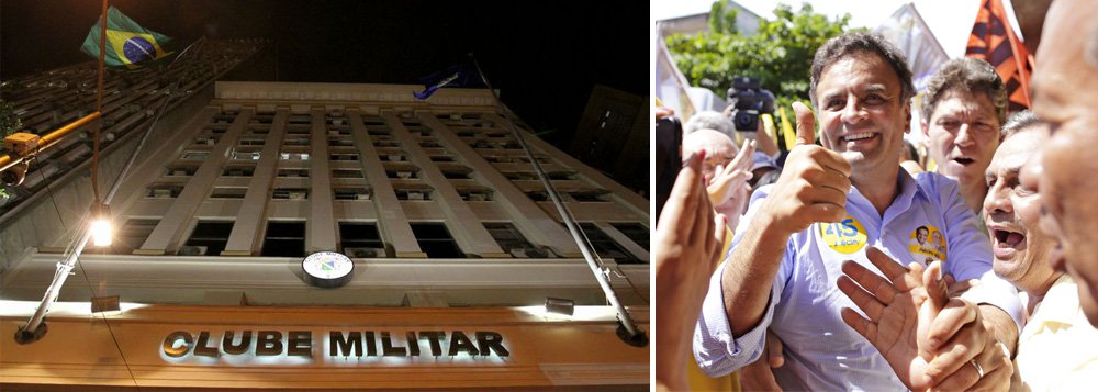 Em nota, entidade diz que tucano, o "menos pior", foi o único a ser convidado para expor seu plano de governo. Mas não compareceu, talvez pela "mudança radical do cenário político, em seu desfavor"; na semana passada, outra nota do clube se referiu a Marina Silva como "um fio de esperança" (Foto: Gisele Federicce) Em nota, entidade diz que tucano, o "menos pior", foi o único a ser convidado para expor seu plano de governo. Mas não compareceu, talvez pela "mudança radical do cenário político, em seu desfavor"; na semana passada, outra nota do clube se referiu a Marina Silva como "um fio de esperança"