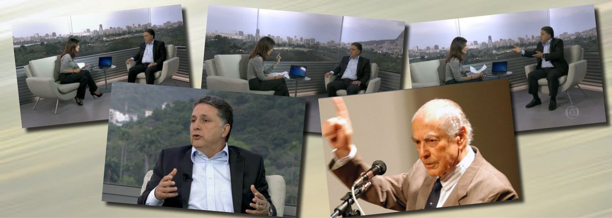 Ao ser questionado sobre denúncias de corrupção pela jornalista Mariana Gross, do RJTV 1ª Edição, o candidato Anthony Garotinho (PR), que lidera as pesquisas para o governo do Rio, passou para a ofensiva; disse que a Globo responde a processos bilionários por sonegação; "eu não sei se a Globo é culpada, eu até acho que é", disse Garotinho; "deputado, o tema aqui não é a TV Globo, a Globo não sonegou nada", respondeu a repórter; mais adiante, Garotinho tocou em outro ponto fraco da emissora dos Marinho, o apoio à ditadura; candidato lembrou então governador Leonel Brizola, que em 1994 fez Roberto Marinho engolir direito de resposta no Jornal Nacional na voz de Cid Moreira; assista (Foto: Leonardo Attuch) www.brasil247.com - Ao ser questionado sobre denúncias de corrupção pela jornalista Mariana Gross, do RJTV 1ª Edição, o candidato Anthony Garotinho (PR), que lidera as pesquisas para o governo do Rio, passou para a ofensiva; disse que a Globo responde a processos bilionários por sonegação; "eu não sei se a Globo é culpada, eu até acho que é", disse Garotinho; "deputado, o tema aqui não é a TV Globo, a Globo não sonegou nada", respondeu a repórter; mais adiante, Garotinho tocou em outro ponto fraco da emissora dos Marinho, o apoio à ditadura; candidato lembrou então governador Leonel Brizola, que em 1994 fez Roberto Marinho engolir direito de resposta no Jornal Nacional na voz de Cid Moreira; assista