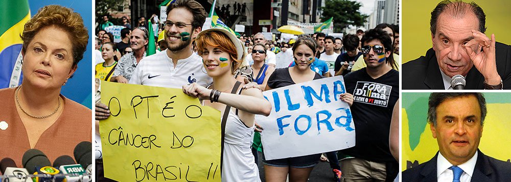 "O que a oposição tentará provar é que Dilma, mesmo não tendo auferido qualquer vantagem direta ou indireta com o esquema da Petrobrás, permitiu que ele funcionasse, primeiro como ministra das Minas e Energia de Lula, depois como presidente", diz a jornalista Tereza Cruvinel, colunista do 247; no entanto, ela afirma que, para isso, é preciso ter povo na rua; "os que votaram em Aécio Neves estarão dispostos, em sua maioria, a pedir a cabeça da vencedora?", questiona Tereza; ela também antecipa reações; "O PT não ficará inerte. Irá também, como Lula ameaçou fazer em 2005, chamar as tropas para defender o mandato de Dilma. Este seria o pior dos mundos para um país que acabou de ir às urnas e precisa enfrentar os problemas reais, principalmente os da economia" (Foto: Leonardo Attuch) "O que a oposição tentará provar é que Dilma, mesmo não tendo auferido qualquer vantagem direta ou indireta com o esquema da Petrobrás, permitiu que ele funcionasse, primeiro como ministra das Minas e Energia de Lula, depois como presidente", diz a jornalista Tereza Cruvinel, colunista do 247; no entanto, ela afirma que, para isso, é preciso ter povo na rua; "os que votaram em Aécio Neves estarão dispostos, em sua maioria, a pedir a cabeça da vencedora?", questiona Tereza; ela também antecipa reações; "O PT não ficará inerte. Irá também, como Lula ameaçou fazer em 2005, chamar as tropas para defender o mandato de Dilma. Este seria o pior dos mundos para um país que acabou de ir às urnas e precisa enfrentar os problemas reais, principalmente os da economia"