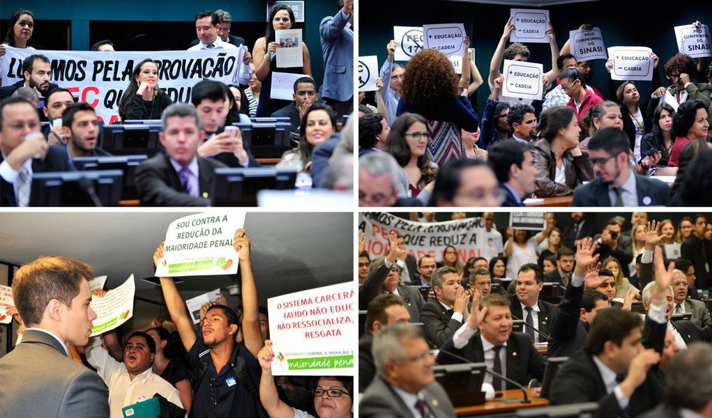 A redução da maioridade penal, de 18 para 16 anos, que entrou em debate ontem, com a aprovação da admissibilidade, na CCJ da Câmara Federal, da PEC 171/93, deve provocar muita polêmica na agenda social do Brasil.
A maioria das organizações sociais que trabalham com crianças e adolescentes e os parlamentares do campo progressista e de esquerda são contra a redução. Por outro lado, setores de direita, defendem a PEC como alternativa de solução para combater os índices de violência registrados hoje, no Brasil. A matéria já provocou repercussão, no Ceará. O Ceará 247 ouviu representes de entidades e parlamentares sobre o assunto (Foto: Ana Pupulin) A redução da maioridade penal, de 18 para 16 anos, que entrou em debate ontem, com a aprovação da admissibilidade, na CCJ da Câmara Federal, da PEC 171/93, deve provocar muita polêmica na agenda social do Brasil.
A maioria das organizações sociais que trabalham com crianças e adolescentes e os parlamentares do campo progressista e de esquerda são contra a redução. Por outro lado, setores de direita, defendem a PEC como alternativa de solução para combater os índices de violência registrados hoje, no Brasil. A matéria já provocou repercussão, no Ceará. O Ceará 247 ouviu representes de entidades e parlamentares sobre o assunto