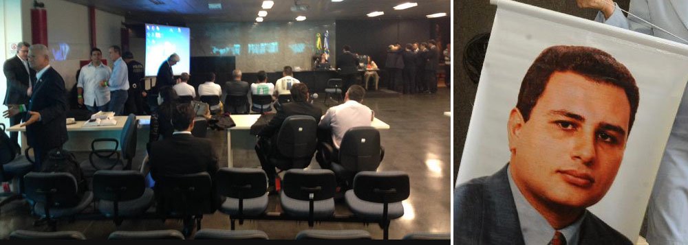 O Recife é palco nesta terça-feira de um marco histórico para a Justiça e para os Direitos Humanos no Brasil com a realização do primeiro júri federalizado da história: o julgamento dos cinco acusados de matar o advogado Manoel Mattos; advogado foi executado em 2009 após denunciar a ocorrência da mais de 200 assassinatos cometidos por grupos de extermínio na divisa de Pernambuco com a Paraíba, que ficou conhecida na época como a Fronteira do Medo (Foto: Paulo Emílio) O Recife é palco nesta terça-feira de um marco histórico para a Justiça e para os Direitos Humanos no Brasil com a realização do primeiro júri federalizado da história: o julgamento dos cinco acusados de matar o advogado Manoel Mattos; advogado foi executado em 2009 após denunciar a ocorrência da mais de 200 assassinatos cometidos por grupos de extermínio na divisa de Pernambuco com a Paraíba, que ficou conhecida na época como a Fronteira do Medo
