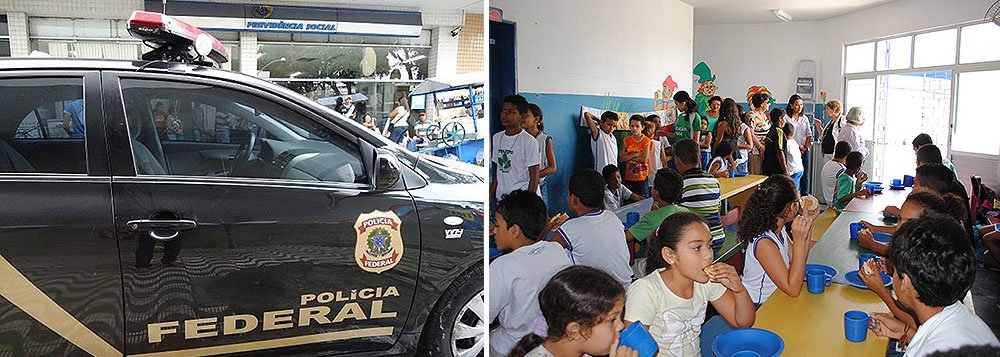 Acusados de fraudar a compra de alimentos com recursos do governo federal em Alagoas deixaram a carceragem da Polícia Federal em Maceió; liberação ocorreu porque a PF não pediu a prorrogação das prisões temporárias; os acusados foram presos na semana passada durante a Operação Farnel (Foto: Voney Malta) Acusados de fraudar a compra de alimentos com recursos do governo federal em Alagoas deixaram a carceragem da Polícia Federal em Maceió; liberação ocorreu porque a PF não pediu a prorrogação das prisões temporárias; os acusados foram presos na semana passada durante a Operação Farnel