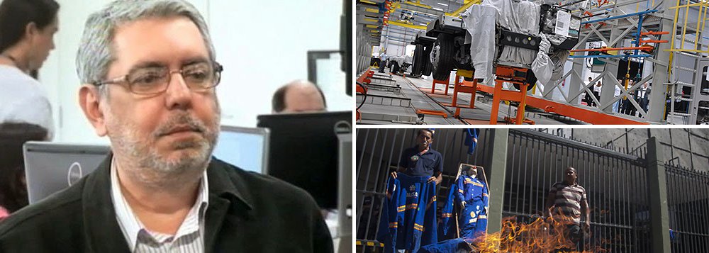 Segundo o colunista Ricardo Melo, crise econômica é muito mais importante do que bate-boca entre poderes da República: “As demissões vêm a galope. O pé no freio das montadoras indica um efeito dominó que não se sabe onde vai parar. A crise na Petrobras engessa uma parte significativa do PIB nacional; é como se a sede do Ministério da Fazenda tivesse se transferido de Brasília para o Paraná. E o governo de turno assiste a tudo isso com uma mistura de empáfia e desorientação” (Foto: Roberta Namour) Segundo o colunista Ricardo Melo, crise econômica é muito mais importante do que bate-boca entre poderes da República: “As demissões vêm a galope. O pé no freio das montadoras indica um efeito dominó que não se sabe onde vai parar. A crise na Petrobras engessa uma parte significativa do PIB nacional; é como se a sede do Ministério da Fazenda tivesse se transferido de Brasília para o Paraná. E o governo de turno assiste a tudo isso com uma mistura de empáfia e desorientação”
