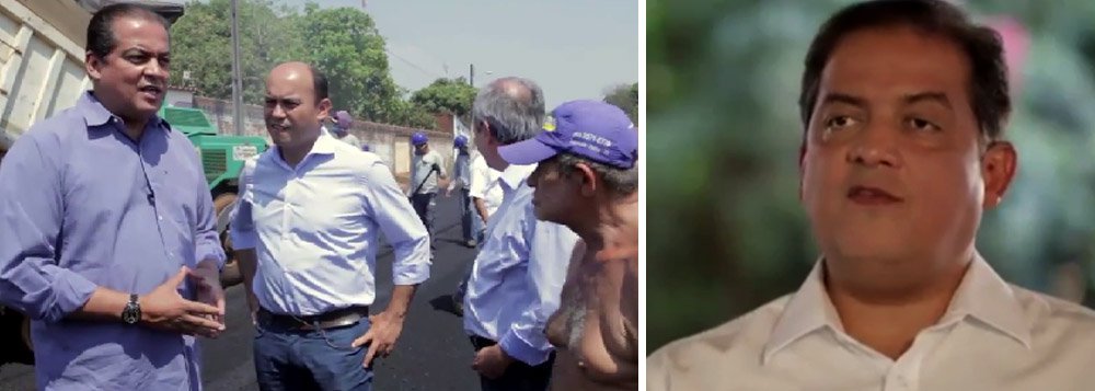 O candidato a senador Eduardo Gomes, da coligação "A mudança que a gente vê", falou no programa eleitoral dessa segunda-feira, 8, sobre a parceria com o governo do Estado e a importância do trabalho voltado para o Tocantins; "O senador é do Brasil, mas o mandato é do Tocantins. O benefício deve ir diretamente para o tocantinense", disse Gomes, numa alfinetada indireta à senadora Kátia Abreu, candidata à reeleição da coligação "A mudança que a gente vê"; prefeito de Pequizeiro, Paulo Toledo, afirmou que Gomes sempre foi receptivo com os prefeitos e vereadores, que são os que mais conhecem as necessidades dos tocantinenses (Foto: Aquiles Lins) O candidato a senador Eduardo Gomes, da coligação "A mudança que a gente vê", falou no programa eleitoral dessa segunda-feira, 8, sobre a parceria com o governo do Estado e a importância do trabalho voltado para o Tocantins; "O senador é do Brasil, mas o mandato é do Tocantins. O benefício deve ir diretamente para o tocantinense", disse Gomes, numa alfinetada indireta à senadora Kátia Abreu, candidata à reeleição da coligação "A mudança que a gente vê"; prefeito de Pequizeiro, Paulo Toledo, afirmou que Gomes sempre foi receptivo com os prefeitos e vereadores, que são os que mais conhecem as necessidades dos tocantinenses