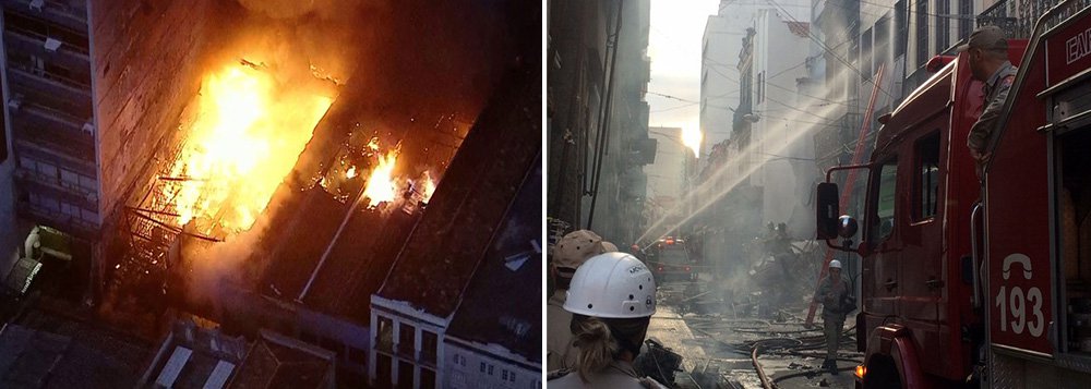 Fogo, que começou na madrugada desta quinta-feira, atingiu pelo menos quatro lojas da região do Saara, na Rua da Alfândega, no centro do Rio, causando transtornos nas ruas vizinhas e causando congestionamento no trânsito (Foto: Gisele Federicce) Fogo, que começou na madrugada desta quinta-feira, atingiu pelo menos quatro lojas da região do Saara, na Rua da Alfândega, no centro do Rio, causando transtornos nas ruas vizinhas e causando congestionamento no trânsito