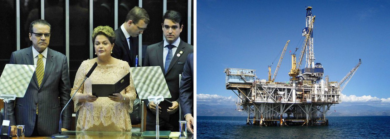 Num dos trechos mais importantes do seu discurso, a presidente Dilma Rousseff falou sobre a Petrobras e disse que é preciso combater o 'cerco especulativo' contra a empresa; "Não podemos permitir que a Petrobrás seja alvo de um cerco especulativo dos interesses contrariados com a adoção do regime de partilha e da política de conteúdo local, que asseguraram ao nosso povo, o controle sobre nossas riquezas petrolíferas", disse ela; "A Petrobras é maior do que quaisquer crises e, por isso, tem capacidade de superá-las e delas sair mais forte", enfatizou Dilma; confira a íntegra do discurso (Foto: Leonardo Attuch) Num dos trechos mais importantes do seu discurso, a presidente Dilma Rousseff falou sobre a Petrobras e disse que é preciso combater o 'cerco especulativo' contra a empresa; "Não podemos permitir que a Petrobrás seja alvo de um cerco especulativo dos interesses contrariados com a adoção do regime de partilha e da política de conteúdo local, que asseguraram ao nosso povo, o controle sobre nossas riquezas petrolíferas", disse ela; "A Petrobras é maior do que quaisquer crises e, por isso, tem capacidade de superá-las e delas sair mais forte", enfatizou Dilma; confira a íntegra do discurso