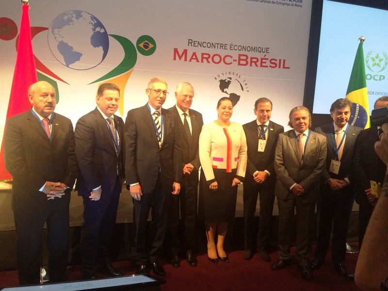Governador destacou o excelente momento vivido pela economia goiana durante palestra que proferiu neste sábado no Encontro Bilateral Brasil-Marrocos, organizado pela Lide-Brasil, presidida pelo jornalista João Dória, na cidade marroquina de Marrakech; com a missão, Marconi quer aprofundar e ampliar o comércio entre Goiás e o país africano, visando aumentar as exportações goianas, atrair investimentos e incrementar as relações econômicas e culturais; de 1999 até 2014, na chamada Era Marconi, o PIB de Goiás saltou de R$ 14 bilhões para R$ 150 bilhões (Foto: José Barbacena) Governador destacou o excelente momento vivido pela economia goiana durante palestra que proferiu neste sábado no Encontro Bilateral Brasil-Marrocos, organizado pela Lide-Brasil, presidida pelo jornalista João Dória, na cidade marroquina de Marrakech; com a missão, Marconi quer aprofundar e ampliar o comércio entre Goiás e o país africano, visando aumentar as exportações goianas, atrair investimentos e incrementar as relações econômicas e culturais; de 1999 até 2014, na chamada Era Marconi, o PIB de Goiás saltou de R$ 14 bilhões para R$ 150 bilhões