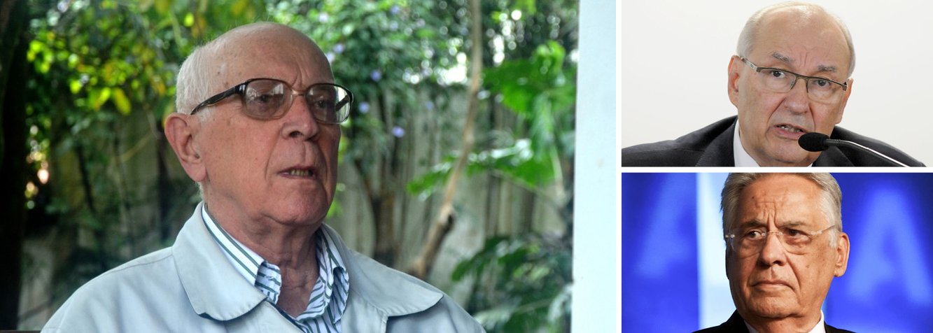 Jurista Dalmo de Abreu Dallari aponta a fragilidade dos argumentos de Ives Gandra Marins, no parecer em que defendeu o impeachment da presidente Dilma Rousseff; "Esse parecer do Dr. Ives Gandra é absolutamente inconsistente. Ele cita uma porção de artigos e leis, mas não cita um único fato que demonstre a responsabilidade da presidente Dilma. O que ele está fazendo é uma aplicação da chamada doutrina do conhecimento do fato, ou domínio do fato, e que é absolutamente absurda, não é juridicamente aceitável", diz ele; Dallari afirma, ainda, que se a tese fosse válida o ex-presidente FHC, cujo advogado solicitou o parecer, deveria perder seus direitos políticos em razão do caso Alstom (Foto: Aline Lima) www.brasil247.com - Jurista Dalmo de Abreu Dallari aponta a fragilidade dos argumentos de Ives Gandra Marins, no parecer em que defendeu o impeachment da presidente Dilma Rousseff; "Esse parecer do Dr. Ives Gandra é absolutamente inconsistente. Ele cita uma porção de artigos e leis, mas não cita um único fato que demonstre a responsabilidade da presidente Dilma. O que ele está fazendo é uma aplicação da chamada doutrina do conhecimento do fato, ou domínio do fato, e que é absolutamente absurda, não é juridicamente aceitável", diz ele; Dallari afirma, ainda, que se a tese fosse válida o ex-presidente FHC, cujo advogado solicitou o parecer, deveria perder seus direitos políticos em razão do caso Alstom