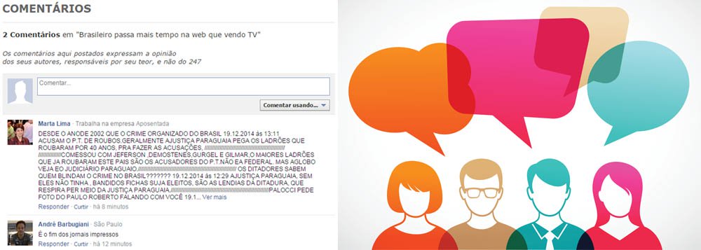 A partir desta sexta-feira, os comentários serão postados a partir do Facebook de cada leitor; com isso, os comentaristas serão identificados e poderão debater com outros internautas; intenção é potencializar os debates, reduzindo a ação de trolls e também as agressões anônimas; ainda em caráter experimental, o modelo está aberto a sugestões de leitores (Foto: Leonardo Attuch) A partir desta sexta-feira, os comentários serão postados a partir do Facebook de cada leitor; com isso, os comentaristas serão identificados e poderão debater com outros internautas; intenção é potencializar os debates, reduzindo a ação de trolls e também as agressões anônimas; ainda em caráter experimental, o modelo está aberto a sugestões de leitores