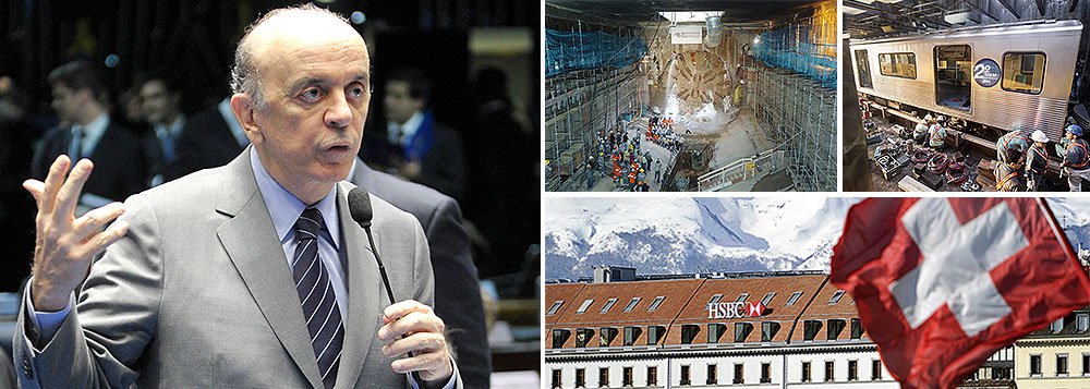 Lista de antigos correntistas do HSBC, na Suíça, inclui dois ex-diretores do Metrô de São Paulo - Paulo Celso Mano Moreira da Silva e Ademir Venâncio de Araújo - que abriram contas no país helvético em 1997, ano em que a estatal assinou um contrato, sem licitação, com a multinacional francesa Alstom para a linha Norte-Sul vermelha; na época, o Estado era governado por José Serra (PSDB) (Foto: Roberta Namour) Lista de antigos correntistas do HSBC, na Suíça, inclui dois ex-diretores do Metrô de São Paulo - Paulo Celso Mano Moreira da Silva e Ademir Venâncio de Araújo - que abriram contas no país helvético em 1997, ano em que a estatal assinou um contrato, sem licitação, com a multinacional francesa Alstom para a linha Norte-Sul vermelha; na época, o Estado era governado por José Serra (PSDB)