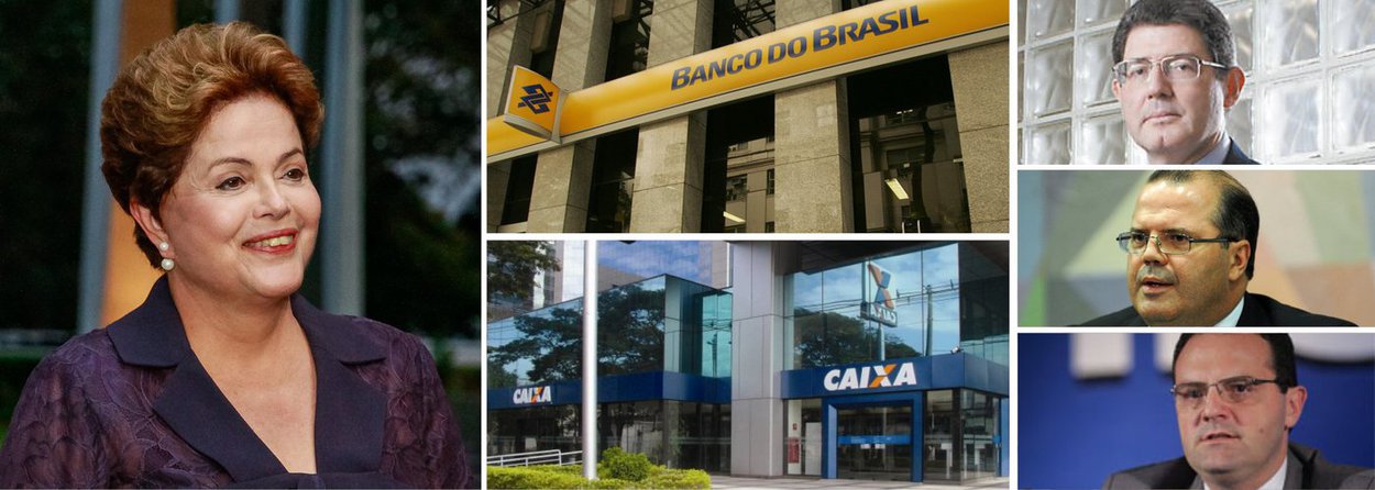 Presidente Dilma Rousseff adiou anúncio de sua nova equipe econômica, que ocorreria nesta sexta (21), porque deseja fazer a apresentação completa, incluindo, além dos titulares da Fazenda, Planejamento e Banco Central, os nomes dos presidentes do Banco do Brasil e da Caixa Econômica Federal; informação é da jornalista Tereza Cruvinel na postagem mais recente do seu blog no 247; "O pacote completo deve reforçar as percepções positivas do mercado, deixando porém claro que os bancos públicos continuarão tendo um papel importante", diz; com Levy, Tombini e Barbosa, presidente sugere mudanças importantes, no segundo mandato, na orientação da política econômica e em sua própria conduta (Foto: Valter Lima) Presidente Dilma Rousseff adiou anúncio de sua nova equipe econômica, que ocorreria nesta sexta (21), porque deseja fazer a apresentação completa, incluindo, além dos titulares da Fazenda, Planejamento e Banco Central, os nomes dos presidentes do Banco do Brasil e da Caixa Econômica Federal; informação é da jornalista Tereza Cruvinel na postagem mais recente do seu blog no 247; "O pacote completo deve reforçar as percepções positivas do mercado, deixando porém claro que os bancos públicos continuarão tendo um papel importante", diz; com Levy, Tombini e Barbosa, presidente sugere mudanças importantes, no segundo mandato, na orientação da política econômica e em sua própria conduta