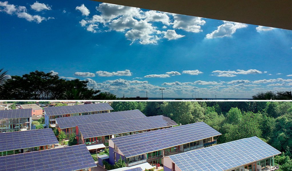 Governo federal vai promover a desoneração do PIS e Cofins que incide a sobre geração distribuída de energia solar; anuncio foi feito nesta quarta-feira, 4, pelo ministro de Minas e Energia, Eduardo Braga; além disso, segundo Braga, o Conselho Nacional de Política Fazendária (Confaz) deverá realizar uma "desoneração importante" do ICMS para viabilizar esse tipo de produção de energia; chamada geração distribuída ocorre quando consumidores instalam equipamentos para geração de energia própria, como solares, e os excedentes de energia podem ser devolvidos para o sistema (Foto: Aquiles Lins) Governo federal vai promover a desoneração do PIS e Cofins que incide a sobre geração distribuída de energia solar; anuncio foi feito nesta quarta-feira, 4, pelo ministro de Minas e Energia, Eduardo Braga; além disso, segundo Braga, o Conselho Nacional de Política Fazendária (Confaz) deverá realizar uma "desoneração importante" do ICMS para viabilizar esse tipo de produção de energia; chamada geração distribuída ocorre quando consumidores instalam equipamentos para geração de energia própria, como solares, e os excedentes de energia podem ser devolvidos para o sistema
