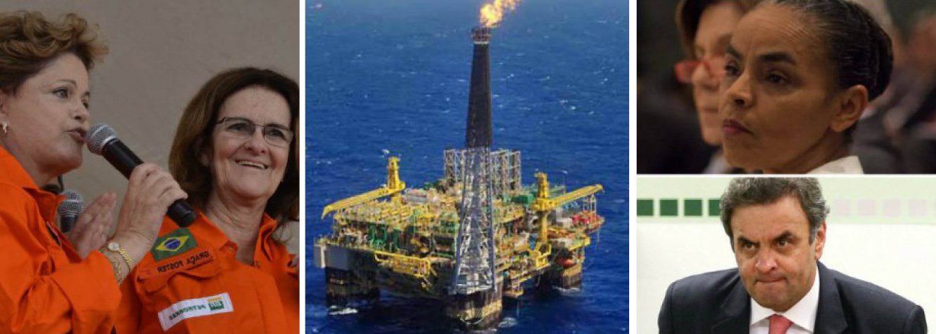Agência Nacional de Petróleo informa que extração em todo o País cresceu 14,9% entre julho do ano passado e julho deste ano; apenas na área do pré-sal, produção aumentou 62%; novo recorde nacional foi batido, agora em 2,267 milhões de barris/dia; presidente Dilma Rousseff criticou adversária Marina Silva por dedicar “em 242 páginas de programa, apenas uma linha ao pré-sal”; PSDB de Aécio Neves atacou Petrobras em seminário, mas empresa vai somando recursos com petróleo novo para bancar todo o seu plano de investimentos até 2017; pré-sal no centro da campanha
(Foto: Gisele Federicce)
Agência Nacional de Petróleo informa que extração em todo o País cresceu 14,9% entre julho do ano passado e julho deste ano; apenas na área do pré-sal, produção aumentou 62%; novo recorde nacional foi batido, agora em 2,267 milhões de barris/dia; presidente Dilma Rousseff criticou adversária Marina Silva por dedicar “em 242 páginas de programa, apenas uma linha ao pré-sal”; PSDB de Aécio Neves atacou Petrobras em seminário, mas empresa vai somando recursos com petróleo novo para bancar todo o seu plano de investimentos até 2017; pré-sal no centro da campanha