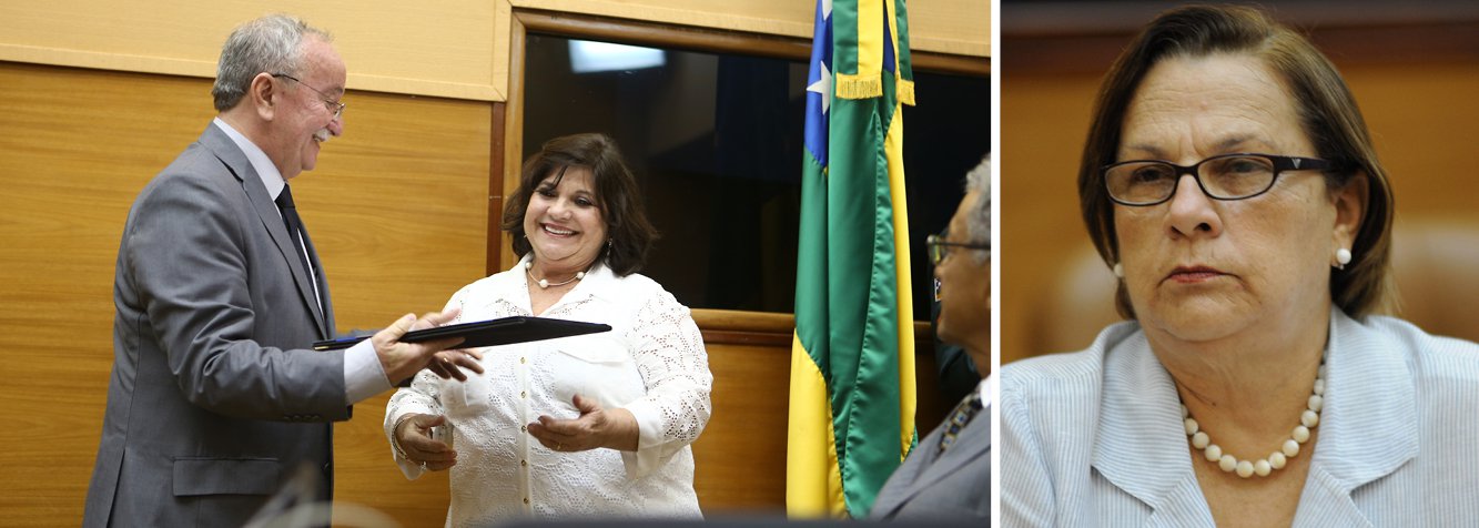 Na sessão especial, foram devolvidos os mandatos do governador Seixas Dórea (PR) e dos deputados estaduais Cleto Sampaio Maia (PRT), Viana de Assis (PR), José Nivaldo dos Santos (PR), Baltazar José dos Santos (PSD), Antônio de Oliveira (PTB) e Armando Domingues (PCB); “Na verdade, o meu projeto é em defesa da democracia contra autoritarismo. Estou recuperando 1947, quando o Partido Comunista foi considerado ilegal e, em Sergipe, tínhamos um deputado estadual, Armando Domingues, que foi prejudicado. Estamos recuperando isso. E os mandatos do governador e outros quatro deputados e de um suplente que enfrentaram a Ditadura e foram cassados”, explicou a deputada estadual Ana Lúcia (PT), autora do projeto (Foto: Valter Lima) Na sessão especial, foram devolvidos os mandatos do governador Seixas Dórea (PR) e dos deputados estaduais Cleto Sampaio Maia (PRT), Viana de Assis (PR), José Nivaldo dos Santos (PR), Baltazar José dos Santos (PSD), Antônio de Oliveira (PTB) e Armando Domingues (PCB); “Na verdade, o meu projeto é em defesa da democracia contra autoritarismo. Estou recuperando 1947, quando o Partido Comunista foi considerado ilegal e, em Sergipe, tínhamos um deputado estadual, Armando Domingues, que foi prejudicado. Estamos recuperando isso. E os mandatos do governador e outros quatro deputados e de um suplente que enfrentaram a Ditadura e foram cassados”, explicou a deputada estadual Ana Lúcia (PT), autora do projeto
