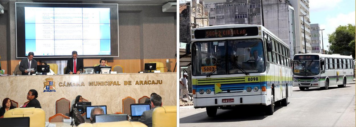Maioria dos vereadores de Aracaju aprovou nesta quarta (17) o reajuste da tarifa do transporte público da capital, em 14,9%; com este aumento, a passagem passará de R$ 2,35 para R$ 2,70; projeto foi aprovado com 12 votos; o vice-líder da bancada do prefeito João Alves Filho (DEM), o vereador Anderson de Tuca (PRTB), foi um dos que votou contra a proposição; além dele, os vereadores Daniela Fortes e Roberto Morais (SDD), que também integram o bloco de situação, e a oposição também foram contrários ao reajuste (Foto: Valter Lima) Maioria dos vereadores de Aracaju aprovou nesta quarta (17) o reajuste da tarifa do transporte público da capital, em 14,9%; com este aumento, a passagem passará de R$ 2,35 para R$ 2,70; projeto foi aprovado com 12 votos; o vice-líder da bancada do prefeito João Alves Filho (DEM), o vereador Anderson de Tuca (PRTB), foi um dos que votou contra a proposição; além dele, os vereadores Daniela Fortes e Roberto Morais (SDD), que também integram o bloco de situação, e a oposição também foram contrários ao reajuste
