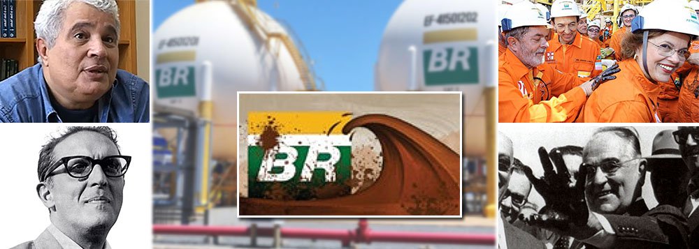 Mais de 60 anos da crise política que culminou no suicídio de Getúlio Vargas, o jornalista Ricardo Noblat, colunista do Globo, recorre ao mesmo mote do incendiário Carlos Lacerda, da antiga UDN, para atacar o PT; segundo Noblat, a Petrobras está coberta por um "mar de lama"; criada por Vargas na campanha "o petróleo é nosso", a Petrobras foi um dos símbolos do governo Lula e da campanha da presidente Dilma, em 2010, com as descobertas do pré-sal; agora, está de novo no centro do debate político nacional (Foto: Roberta Namour) Mais de 60 anos da crise política que culminou no suicídio de Getúlio Vargas, o jornalista Ricardo Noblat, colunista do Globo, recorre ao mesmo mote do incendiário Carlos Lacerda, da antiga UDN, para atacar o PT; segundo Noblat, a Petrobras está coberta por um "mar de lama"; criada por Vargas na campanha "o petróleo é nosso", a Petrobras foi um dos símbolos do governo Lula e da campanha da presidente Dilma, em 2010, com as descobertas do pré-sal; agora, está de novo no centro do debate político nacional