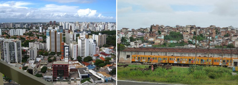 Avaliação do Índice de Desenvolvimento Humano Municipal mostra que Salvador, apesar de ter apresentado melhora em todos os quesitos avaliados, mantém grande desigualdade entre os bairros nobres e os periféricos; contudo, nenhuma das Unidades de Desenvolvimento Humano (UDHs) do município ou de sua região metropolitana (RMS) foram avaliadas com um índice 'muito baixo' em 2010 - diferente de 2000, quando 14% eram apontadas com os mais baixos níveis de desenvolvimento (Foto: Romulo Faro) Avaliação do Índice de Desenvolvimento Humano Municipal mostra que Salvador, apesar de ter apresentado melhora em todos os quesitos avaliados, mantém grande desigualdade entre os bairros nobres e os periféricos; contudo, nenhuma das Unidades de Desenvolvimento Humano (UDHs) do município ou de sua região metropolitana (RMS) foram avaliadas com um índice 'muito baixo' em 2010 - diferente de 2000, quando 14% eram apontadas com os mais baixos níveis de desenvolvimento