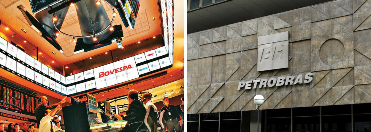 Ações da estatal desabaram no pregão desta segunda-feira 15 (PETR3, R$ 8,52, -9,94%; PETR4, R$ 9,18, -9,20%); perdas puxaram o Ibovespa, que terminou o dia em -2,05%; índice chegou a operar em queda de 3,23% no meio da tarde; movimento de queda da Petrobras segue o adiamento, anunciado na sexta-feira 12, da divulgação do seu balanço não auditado do terceiro trimestre; promessa, agora, é para janeiro; consequente, houve corte do preço-alvo dos papéis pelo HSBC; hoje foi a sexta sessão seguida de desvalorização da empresa (Foto: Gisele Federicce) Ações da estatal desabaram no pregão desta segunda-feira 15 (PETR3, R$ 8,52, -9,94%; PETR4, R$ 9,18, -9,20%); perdas puxaram o Ibovespa, que terminou o dia em -2,05%; índice chegou a operar em queda de 3,23% no meio da tarde; movimento de queda da Petrobras segue o adiamento, anunciado na sexta-feira 12, da divulgação do seu balanço não auditado do terceiro trimestre; promessa, agora, é para janeiro; consequente, houve corte do preço-alvo dos papéis pelo HSBC; hoje foi a sexta sessão seguida de desvalorização da empresa