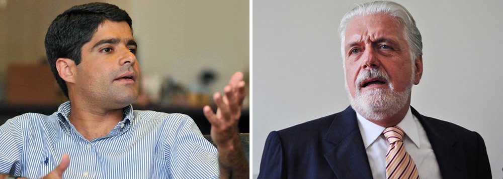 Líder do DEM na Bahia e nome mais forte na campanha de Paulo Souto para o governo do Estado, o prefeito ACM Neto devolve ao governador Jaques Wagner (PT) com mesma acidez seu ataque ao ex-governador de que ele "é funcionário de família"; "Na realidade, o candidato do PT é que foi funcionário do governador por oito anos e, portanto, um dos responsáveis pelas greves, o caos na saúde e o colapso administrativo da Bahia. O desespero tomou conta do PT e de seus representantes" (Foto: Romulo Faro) Líder do DEM na Bahia e nome mais forte na campanha de Paulo Souto para o governo do Estado, o prefeito ACM Neto devolve ao governador Jaques Wagner (PT) com mesma acidez seu ataque ao ex-governador de que ele "é funcionário de família"; "Na realidade, o candidato do PT é que foi funcionário do governador por oito anos e, portanto, um dos responsáveis pelas greves, o caos na saúde e o colapso administrativo da Bahia. O desespero tomou conta do PT e de seus representantes"