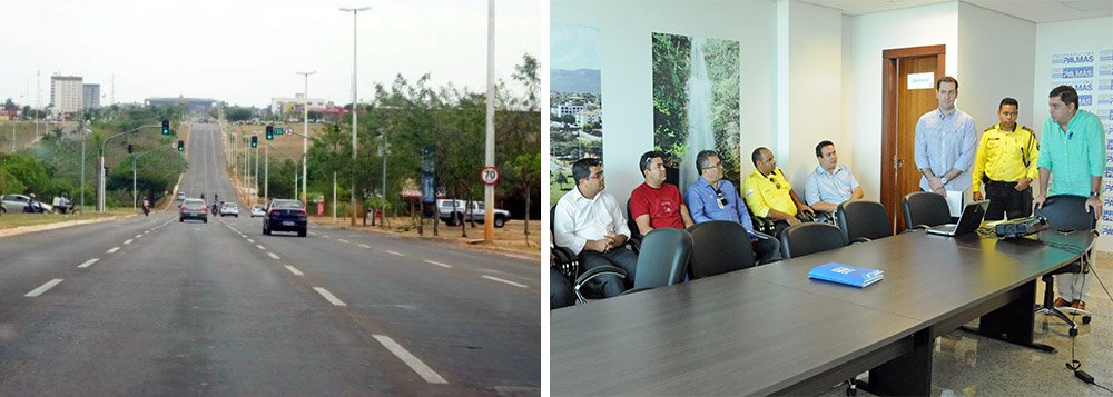 A avenida Teotônio Segurado, principal via da Capital, registrou queda de 70% nos acidentes com mortes em 2014, em comparação com 2013; Em 2014, houve também redução de 40% no número de acidentes fatais envolvendo de motociclistas em Palmas, com base no comparativo feito de janeiro a outubro de 2013 e 2014; dados foram apresentados pela Secretaria Municipal de Acessibilidade, Mobilidade, Trânsito e Transporte (SMAMTT) na tarde desta quinta-feira, 13 (Foto: Aquiles Lins) A avenida Teotônio Segurado, principal via da Capital, registrou queda de 70% nos acidentes com mortes em 2014, em comparação com 2013; Em 2014, houve também redução de 40% no número de acidentes fatais envolvendo de motociclistas em Palmas, com base no comparativo feito de janeiro a outubro de 2013 e 2014; dados foram apresentados pela Secretaria Municipal de Acessibilidade, Mobilidade, Trânsito e Transporte (SMAMTT) na tarde desta quinta-feira, 13