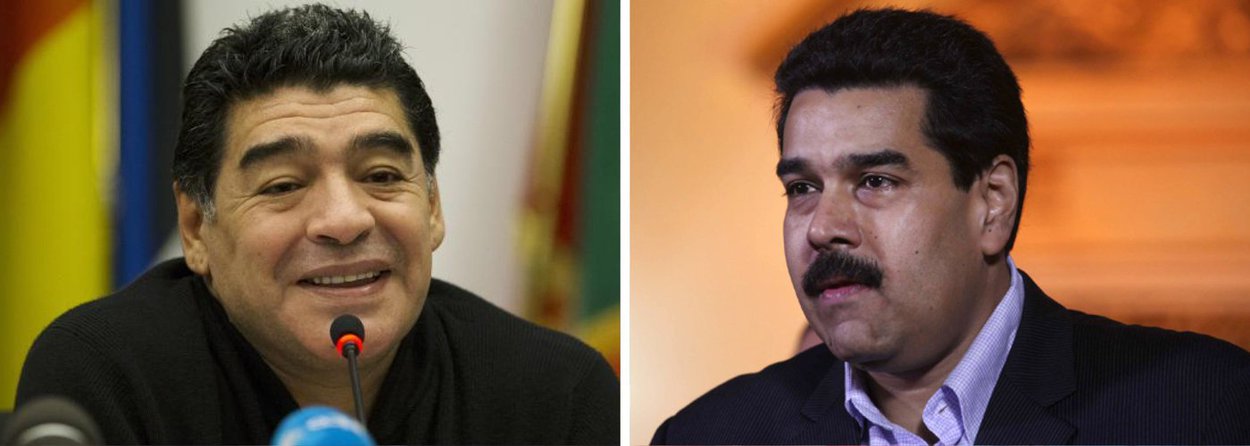 Maradona visitou a Venezuela na semana passada e participou de uma cerimônia oficial do presidente Nicolas Maduro; o ex-jogador da equipe argentina também vai estrelar um filme elaborado pela Telesur com imagens inéditas do programa que fez com o jornalista uruguaio Victor Hugo Morales para o Mundial, disse a diretora de programação de notícias da Telesur, Adriana Orejuela, em comunicado (Foto: Leonardo Attuch) Maradona visitou a Venezuela na semana passada e participou de uma cerimônia oficial do presidente Nicolas Maduro; o ex-jogador da equipe argentina também vai estrelar um filme elaborado pela Telesur com imagens inéditas do programa que fez com o jornalista uruguaio Victor Hugo Morales para o Mundial, disse a diretora de programação de notícias da Telesur, Adriana Orejuela, em comunicado