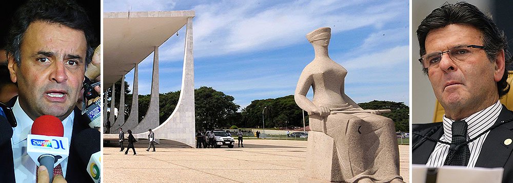 Fernando Brito, editor do Tijolaço, critica a iniciativa do PSDB, presidido pelo senador Aécio Neves, de questionar a meta fiscal; "Mesmo nas mãos do Ministro Luiz Fux, a ação tucana tem ridículas chances de prosperar. Dificilmente o Supremo vai se aventurar na usurpação da função do Legislativo", diz ele (Foto: Leonardo Attuch) Fernando Brito, editor do Tijolaço, critica a iniciativa do PSDB, presidido pelo senador Aécio Neves, de questionar a meta fiscal; "Mesmo nas mãos do Ministro Luiz Fux, a ação tucana tem ridículas chances de prosperar. Dificilmente o Supremo vai se aventurar na usurpação da função do Legislativo", diz ele