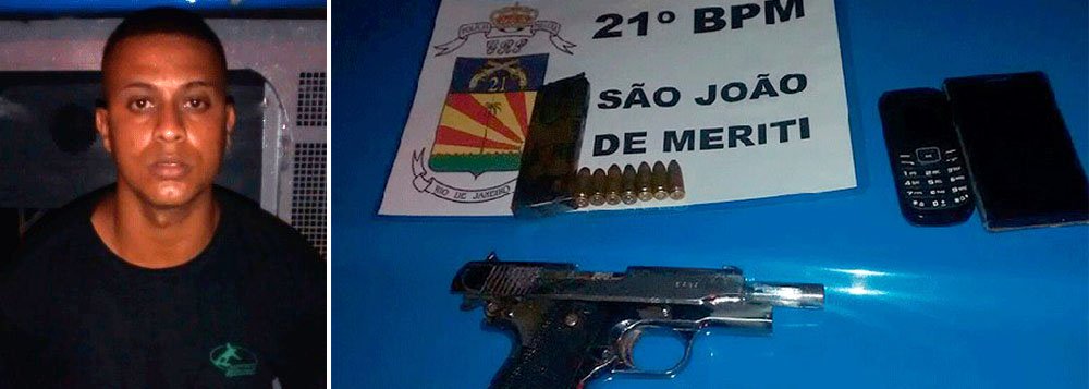 A Polícia Militar do Rio prendeu um dos bandidos mais procurados no estado, Vítor Diego Machado Gesteira, de 25 anos, conhecido como PQD; de acordo com a PM, o criminoso participou do resgate do traficante Johnny Luís da Silva, retirado do hospital Estadual Azevedo Lima, em Niterói, na região metropolitana; para resgatar o criminoso, no começo deste mês, o grupo de bandidos trancou funcionários e pacientes no CTI; a polícia oferecia uma recompensa de R$ 20 mil por informações que levassem à prisão de Machado (Foto: Leonardo Lucena) A Polícia Militar do Rio prendeu um dos bandidos mais procurados no estado, Vítor Diego Machado Gesteira, de 25 anos, conhecido como PQD; de acordo com a PM, o criminoso participou do resgate do traficante Johnny Luís da Silva, retirado do hospital Estadual Azevedo Lima, em Niterói, na região metropolitana; para resgatar o criminoso, no começo deste mês, o grupo de bandidos trancou funcionários e pacientes no CTI; a polícia oferecia uma recompensa de R$ 20 mil por informações que levassem à prisão de Machado