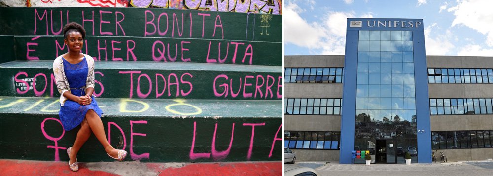 Jaqueline, que estudou em escola pública, fez um ano de cursinho e dobrou a nota no Enem; ela, que segurava placas de propaganda nos finais de semana, agora é estudante de Ciências Sociais da Universidade Federal de São Paulo (Foto: Leonardo Attuch) Jaqueline, que estudou em escola pública, fez um ano de cursinho e dobrou a nota no Enem; ela, que segurava placas de propaganda nos finais de semana, agora é estudante de Ciências Sociais da Universidade Federal de São Paulo