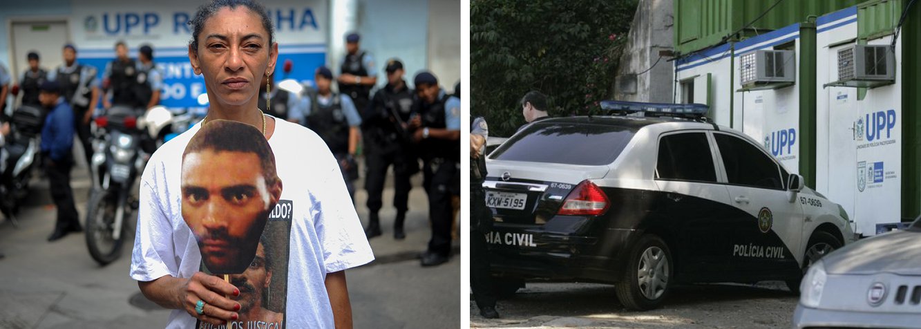 O MP-RJ considerou que o laudo de exame de voz do Instituto de Criminalística Carlos Éboli (ICCE) coincide com o parecer técnico da Coordenadoria de Segurança e Inteligência (CSI) que identifica como sendo do soldado Marlon Campos Reis a voz do homem que ligou para outro policial fingindo ser o traficante Thiago da Silva Neris, conhecido como Catatau; a ideia era atribuir ao tráfico de drogas a responsabilidade pelo desaparecimento do pedreiro, Amarildo de Souza, torturado e morto por policiais da UPP da Rocinha (Foto: Leonardo Lucena) O MP-RJ considerou que o laudo de exame de voz do Instituto de Criminalística Carlos Éboli (ICCE) coincide com o parecer técnico da Coordenadoria de Segurança e Inteligência (CSI) que identifica como sendo do soldado Marlon Campos Reis a voz do homem que ligou para outro policial fingindo ser o traficante Thiago da Silva Neris, conhecido como Catatau; a ideia era atribuir ao tráfico de drogas a responsabilidade pelo desaparecimento do pedreiro, Amarildo de Souza, torturado e morto por policiais da UPP da Rocinha