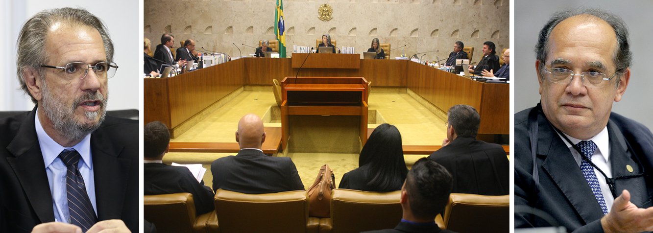 A três dias do aniversário de um ano do pedido de vista do ministro do Supremo durante o julgamento da Ação Direita de Inconstitucionalidade (Adin) que pede o fim das doações privadas a campanhas eleitorais, ministro Miguel Rossetto, da Secretaria-Geral da Presidência, defende que "é importantíssimo que se faça justiça, que o STF julgue, conclua sua votação"; quando o processo foi interrompido, o placar no plenário era de 6 a 1 em defesa do financiamento público; "É evidente que existe uma expectativa da sociedade brasileira de que o ministro Gilmar Mendes devolva sua opinião de forma que possa haver o acórdão, que possa haver a conclusão da manifestação do STF", apelou Rossetto (Foto: Gisele Federicce) A três dias do aniversário de um ano do pedido de vista do ministro do Supremo durante o julgamento da Ação Direita de Inconstitucionalidade (Adin) que pede o fim das doações privadas a campanhas eleitorais, ministro Miguel Rossetto, da Secretaria-Geral da Presidência, defende que "é importantíssimo que se faça justiça, que o STF julgue, conclua sua votação"; quando o processo foi interrompido, o placar no plenário era de 6 a 1 em defesa do financiamento público; "É evidente que existe uma expectativa da sociedade brasileira de que o ministro Gilmar Mendes devolva sua opinião de forma que possa haver o acórdão, que possa haver a conclusão da manifestação do STF", apelou Rossetto
