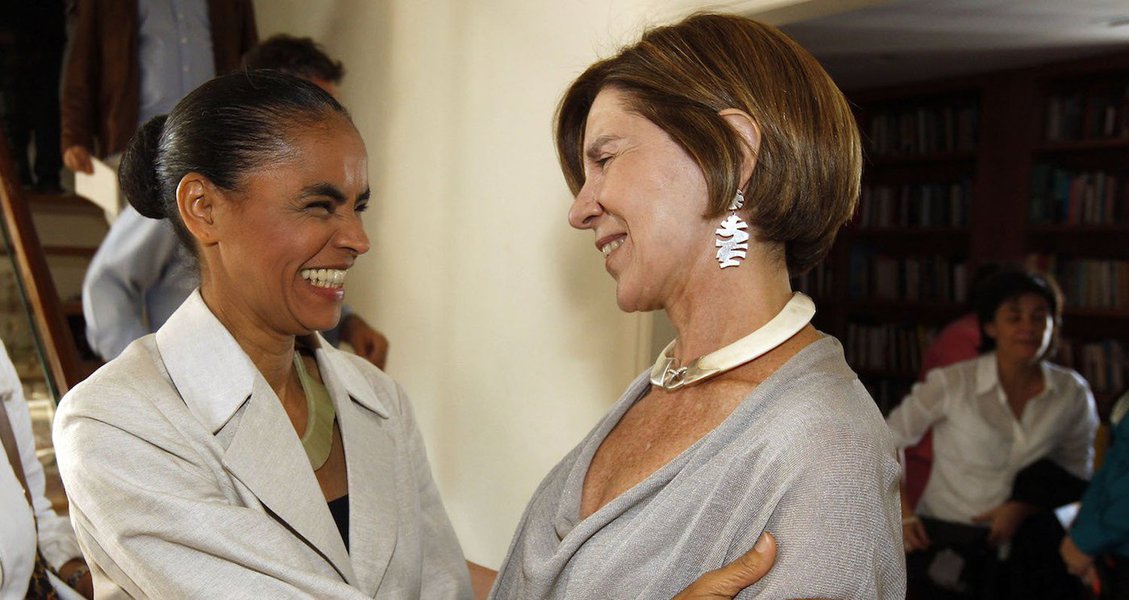 Uma das principais herdeiras do banco Itaú, Maria Alice Setúbal, conhecida como Neca, doou, em 2013, R$ 1 milhão para o instituto sobre sustentabilidade criado pela ex-senadora Marina Silva; isso representa 83% dos custos da entidade; principal financiadora da candidata, a herdeira do banco fala em nome de Marina e coordena seu programa de governo; foi ela, por exemplo, quem anunciou a independência do Banco Central, uma bandeira defendida pela família Setúbal, e é também Neca quem tenta atrair nomes para a equipe econômica; Marina também recebeu R$ 1,6 milhão em palestras, mas se nega a revelar quem são os clientes; o Itaú, por sua vez, está em litígio com a União por ter sido multado em R$ 18,7 pela Receita Federal por sonegação de impostos (Foto: Leonardo Attuch) www.brasil247.com - Uma das principais herdeiras do banco Itaú, Maria Alice Setúbal, conhecida como Neca, doou, em 2013, R$ 1 milhão para o instituto sobre sustentabilidade criado pela ex-senadora Marina Silva; isso representa 83% dos custos da entidade; principal financiadora da candidata, a herdeira do banco fala em nome de Marina e coordena seu programa de governo; foi ela, por exemplo, quem anunciou a independência do Banco Central, uma bandeira defendida pela família Setúbal, e é também Neca quem tenta atrair nomes para a equipe econômica; Marina também recebeu R$ 1,6 milhão em palestras, mas se nega a revelar quem são os clientes; o Itaú, por sua vez, está em litígio com a União por ter sido multado em R$ 18,7 pela Receita Federal por sonegação de impostos