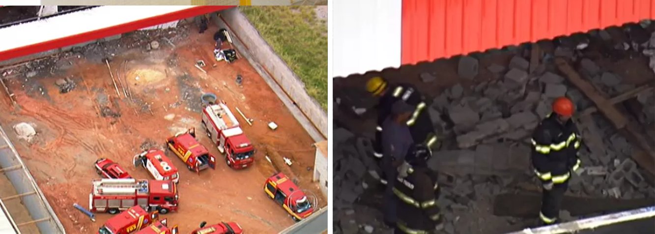 Segundo o Corpo de Bombeiros, o acidente na Região Metropolitana de São Paulo ocorreu por volta das 11h e as duas pessoas foram encontradas já mortas (Foto: Gisele Federicce) Segundo o Corpo de Bombeiros, o acidente na Região Metropolitana de São Paulo ocorreu por volta das 11h e as duas pessoas foram encontradas já mortas