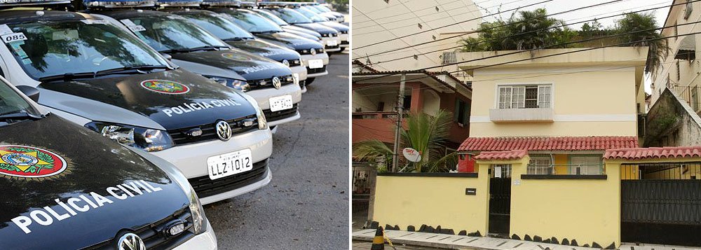 Policiais da Divisão de Homicídios de Niterói, São Gonçalo e Itaboraí (DHNSGI) prenderam os irmãos Arthur dos Santos Lemos, 22 anos, e Luiz Fernando dos Santos Lemos, 19; eles são apontados como autores do homicídio do coronel aposentado do Exército, Aloyzio Rezende de Mendonça, 79 anos, no dia 5 de junho (Foto: Leonardo Lucena) Policiais da Divisão de Homicídios de Niterói, São Gonçalo e Itaboraí (DHNSGI) prenderam os irmãos Arthur dos Santos Lemos, 22 anos, e Luiz Fernando dos Santos Lemos, 19; eles são apontados como autores do homicídio do coronel aposentado do Exército, Aloyzio Rezende de Mendonça, 79 anos, no dia 5 de junho