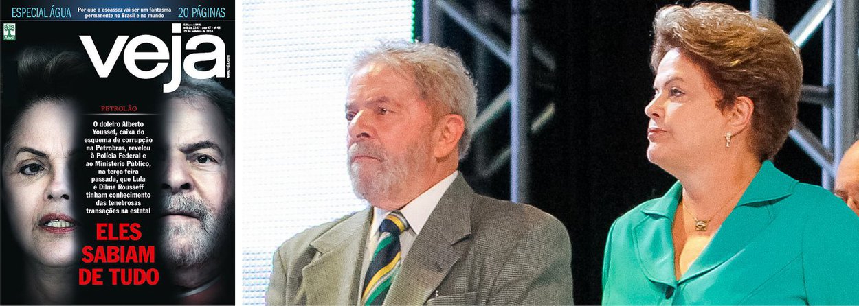 "Veja publicou uma campanha publicitária de grande alcance contra a primeira mandatária da nação, material que foi reproduzido em escala nacional, inclusive em redes de televisão, tudo às vésperas de um momento de extrema importância para a presidente", diz Eduardo Guimarães, do Blog da Cidadania; "enquanto Dilma se deixar caluniar continuará colhendo resultados ruins em sua popularidade, pois muitos não terão a decência de reconhecer que a lista de Janot prova que Veja caluniou a presidente da República" (Foto: Leonardo Attuch) "Veja publicou uma campanha publicitária de grande alcance contra a primeira mandatária da nação, material que foi reproduzido em escala nacional, inclusive em redes de televisão, tudo às vésperas de um momento de extrema importância para a presidente", diz Eduardo Guimarães, do Blog da Cidadania; "enquanto Dilma se deixar caluniar continuará colhendo resultados ruins em sua popularidade, pois muitos não terão a decência de reconhecer que a lista de Janot prova que Veja caluniou a presidente da República"