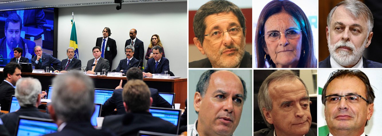 A CPI da Petrobras aprovou nesta quinta-feira, 5, a convocação dos ex-presidentes da Petrobras Sérgio Gabirelli e Graça Foster, além dos ex-diretores Paulo Roberto Costa (Abastecimento), Renato Duque (Serviços) e Nestor Cerveró (Internacional), além do ex-gerente Pedro Barusco, que se comprometeu a devolver US$ 100 milhões obtido ilegalmente; como o 247 já havia antecipado, o presidente da CPI, Hugo Mota (PMDB), aprovou a contratação da Kroll, empresa de investigação que irá rastrear contas no exterior e obter a recuperação de recursos desviados da Petrobras (Foto: Aquiles Lins) A CPI da Petrobras aprovou nesta quinta-feira, 5, a convocação dos ex-presidentes da Petrobras Sérgio Gabirelli e Graça Foster, além dos ex-diretores Paulo Roberto Costa (Abastecimento), Renato Duque (Serviços) e Nestor Cerveró (Internacional), além do ex-gerente Pedro Barusco, que se comprometeu a devolver US$ 100 milhões obtido ilegalmente; como o 247 já havia antecipado, o presidente da CPI, Hugo Mota (PMDB), aprovou a contratação da Kroll, empresa de investigação que irá rastrear contas no exterior e obter a recuperação de recursos desviados da Petrobras