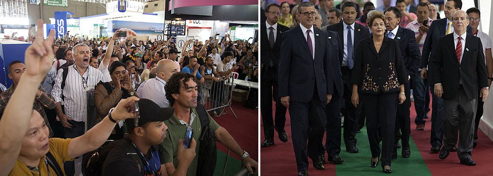 "O governo considera que a presidente da República foi vítima de uma armadilha preparada para que a vaia ocorresse diante de toda a imprensa", diz Eduardo Guimarães, do Blog da Cidadania (Foto: Leonardo Attuch) "O governo considera que a presidente da República foi vítima de uma armadilha preparada para que a vaia ocorresse diante de toda a imprensa", diz Eduardo Guimarães, do Blog da Cidadania