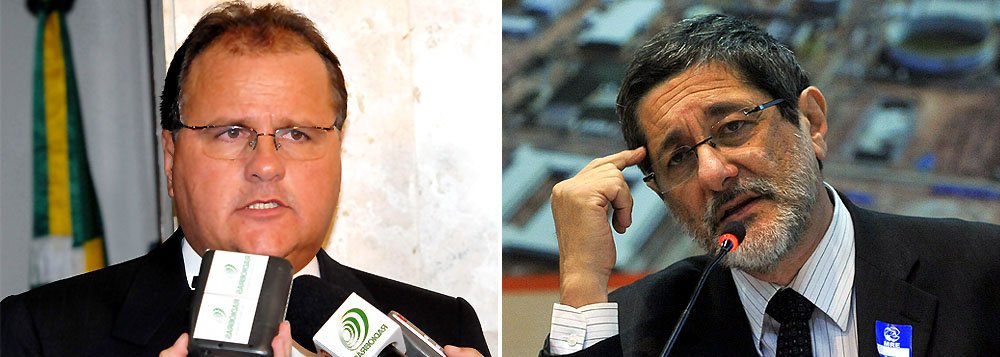 Presidente do PMDB baiano faz relação dos questionamentos sobre possível envolvimento de José Sérgio Gabrielli em irregularidades na Petrobras enquanto presidente da estatal e seu atual cargo no governo da Bahia, o de secretário de Planejamento do Estado; "É um exemplo ruim para um partido que diz que vai apurar tudo. Acho que isso mostra o modus operandi do PT, que vai apurar, que vai fazer isso e aquilo. O doutor Gabrielli foi presidente da Petrobras quando da ocorrência desses escândalos. Está sendo investido pelos órgãos de Estado, tem os bens bloqueados pelo TCU e continua secretário de Planejamento" (Foto: Romulo Faro) Presidente do PMDB baiano faz relação dos questionamentos sobre possível envolvimento de José Sérgio Gabrielli em irregularidades na Petrobras enquanto presidente da estatal e seu atual cargo no governo da Bahia, o de secretário de Planejamento do Estado; "É um exemplo ruim para um partido que diz que vai apurar tudo. Acho que isso mostra o modus operandi do PT, que vai apurar, que vai fazer isso e aquilo. O doutor Gabrielli foi presidente da Petrobras quando da ocorrência desses escândalos. Está sendo investido pelos órgãos de Estado, tem os bens bloqueados pelo TCU e continua secretário de Planejamento"