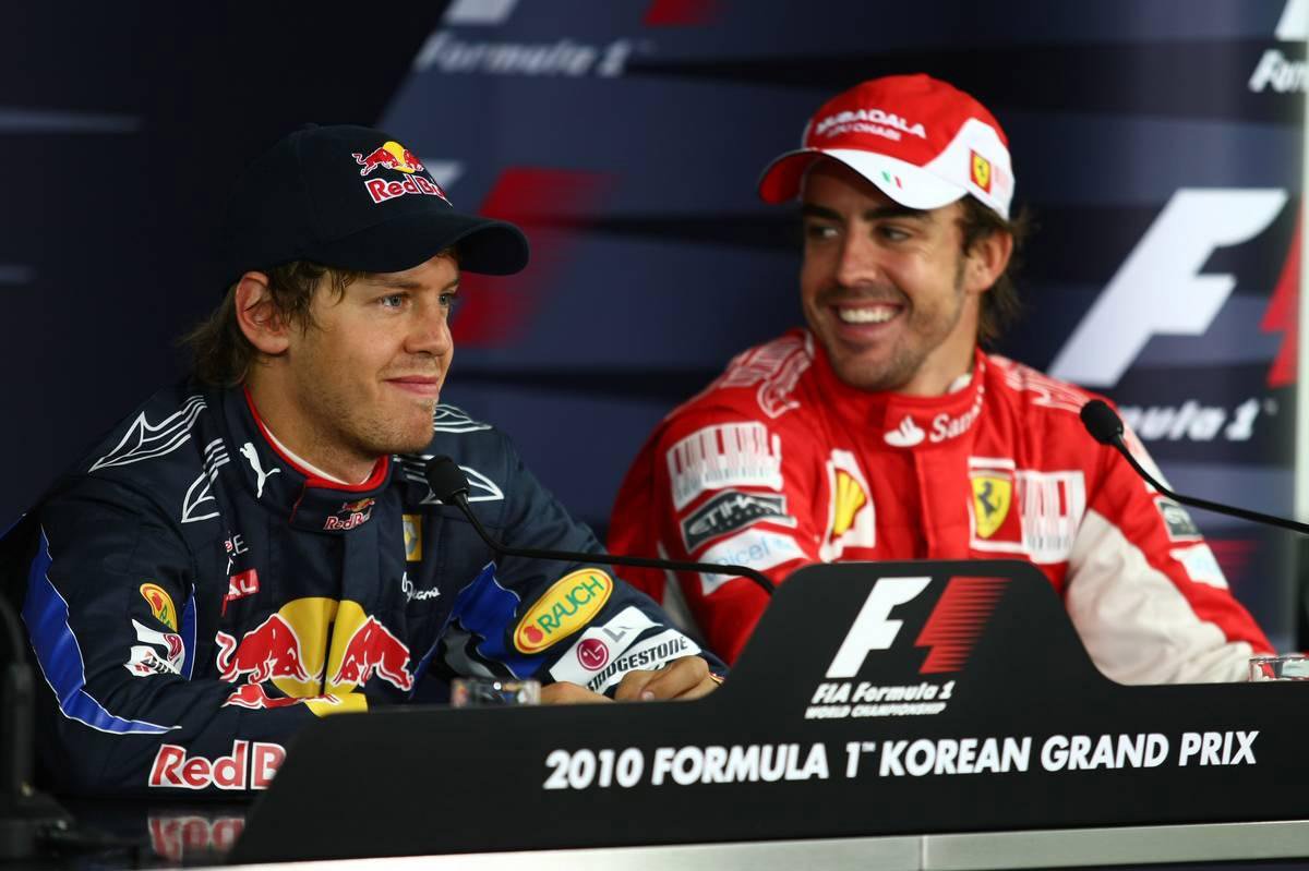 A esperada notícia, um segredo aberto desde que o alemão anunciou em outubro que deixaria a Red Bull, formalmente encerrou um relacionamento de cinco anos entre a escuderia e o bicampeão espanhol que frustrou ambos os lados (Foto: Gisele Federicce) A esperada notícia, um segredo aberto desde que o alemão anunciou em outubro que deixaria a Red Bull, formalmente encerrou um relacionamento de cinco anos entre a escuderia e o bicampeão espanhol que frustrou ambos os lados