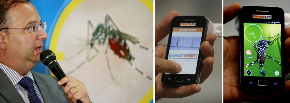 A Secretaria da Saúde da Bahia lançou nesta terça-feira um teste rápido gratuito e um aplicativo que permitem diagnosticar em apenas 20 minutos pacientes infectados por dengue e pela febre chikungunya, além de mapear e localizar pontos de foco de doença; o exame desenvolvido na Bahia é inédito no País e tem a eficácia de 99,8%; "Com essa fábrica, a Bahia será um centro de tecnologia e uma referência não só para o Brasil, mas também para todo o mundo", disse o secretário da Saúde, Fábio Vilas-Boas (Foto: Romulo Faro) A Secretaria da Saúde da Bahia lançou nesta terça-feira um teste rápido gratuito e um aplicativo que permitem diagnosticar em apenas 20 minutos pacientes infectados por dengue e pela febre chikungunya, além de mapear e localizar pontos de foco de doença; o exame desenvolvido na Bahia é inédito no País e tem a eficácia de 99,8%; "Com essa fábrica, a Bahia será um centro de tecnologia e uma referência não só para o Brasil, mas também para todo o mundo", disse o secretário da Saúde, Fábio Vilas-Boas