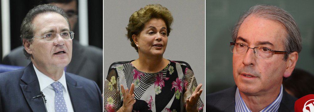 "Renan Calheiros e Eduardo Cunha não são réus. Por ora são apenas suspeitos. Nada impede que continuem em seus cargos, embora vá aparecer em breve uma campanha para que renunciem. Em tais cargos, têm poder para ditar a agenda legislativa. Se a relação PMDB/PT piorar, eles podem criar severas dificuldades para o governo, frustrando o ajuste fiscal não apenas com a rejeição de medidas mas aprovando projetos populistas que criam despesas, ampliando o descontrole das contas públicas", diz a colunista Tereza Cruvinel; "ou seja, a crise política agora começa a dar as mãos às dificuldades econômicas para nos levar ao pior dos mundos" (Foto: Leonardo Attuch) "Renan Calheiros e Eduardo Cunha não são réus. Por ora são apenas suspeitos. Nada impede que continuem em seus cargos, embora vá aparecer em breve uma campanha para que renunciem. Em tais cargos, têm poder para ditar a agenda legislativa. Se a relação PMDB/PT piorar, eles podem criar severas dificuldades para o governo, frustrando o ajuste fiscal não apenas com a rejeição de medidas mas aprovando projetos populistas que criam despesas, ampliando o descontrole das contas públicas", diz a colunista Tereza Cruvinel; "ou seja, a crise política agora começa a dar as mãos às dificuldades econômicas para nos levar ao pior dos mundos"